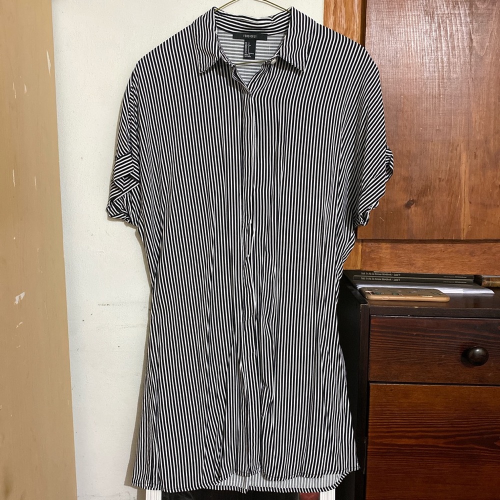 Forever 21 pinstriped dress